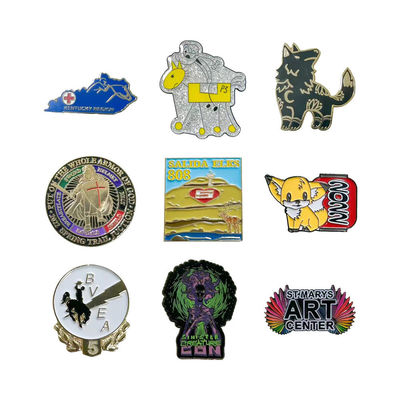 購入 工場 パーソナライズされたロゴ メタル・クラフト 柔らかいエナメル 衣類 ピン online manufacture