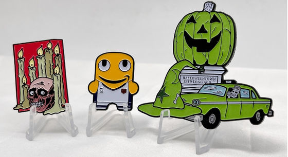 購入 メタル 1.5インチ 柔らかいエナメル ラペルピン バッジ メタル ハード カスタム メタルピン バッジ online manufacture