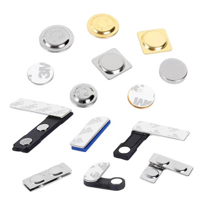 購入 ネオジウム矩形バッジ マグネット 粘着品 カスタム マグネット 名刺 online manufacture