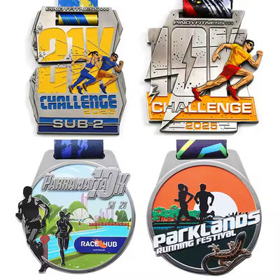 Custom Swimming Club Metal Medals Zinc Alloy Sports Awards