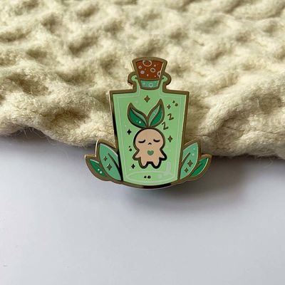 Customized Folk Art Style Lapel Pins for Member Identification in Organizations