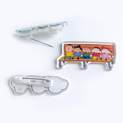 購入 Vograce カスタム 漫画 アニメ レインボー プリント ロゴ ピン メーカー 魅力 アクリル ギフト アクリル ラペル アクリル ピン バッジ ピン online manufacture