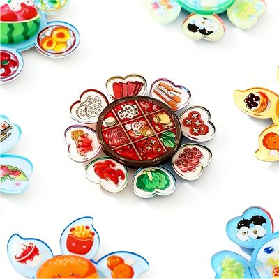 購入 Promotional Acrylic Fridge Magnet Custom Tourism Souvenirs Magnet Anime Acrylic Spinning Magnet Wholesale online manufacture