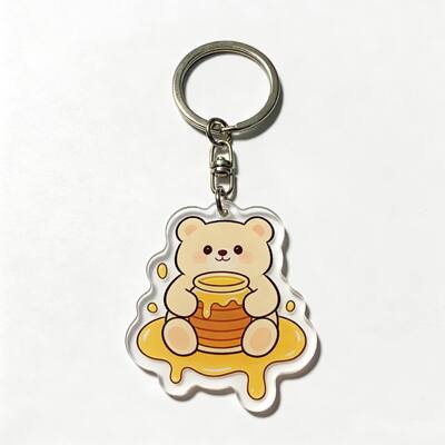 購入 カスタム DIY アクリルキーチェイン 輝くエポキシフィール,透明な可愛い漫画&アニメペンダントデザイン online manufacture