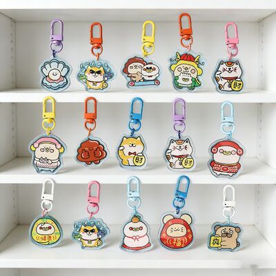 購入 カスタム写真/名前アクリルキーホルダー – レインボーホログラフィック、ドリップエポキシレジン仕上げ online manufacture