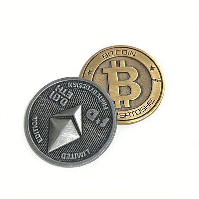 購入 モーターサイクルクラブやコレクター向けに,レタープレス印刷とアンティーク・ブロンズ仕上げ付きの双面型カスタムコイン online manufacture