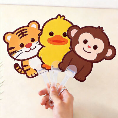 購入 広告やプロモーションのためにあなたのロゴを付いたパーソナル印刷PPまたはアクリルハンドファンを注文します. online manufacture