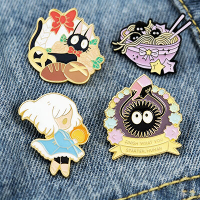 購入 ブランド用のソフトエナメルとカスタムロゴのカスタムゴールドプレートラペルピン online manufacture