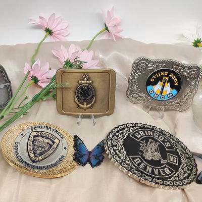 合金 自動ベルト ブックル 亜鉛 合金 銅 オーダーメイド ロゴ ブックル ラチェット