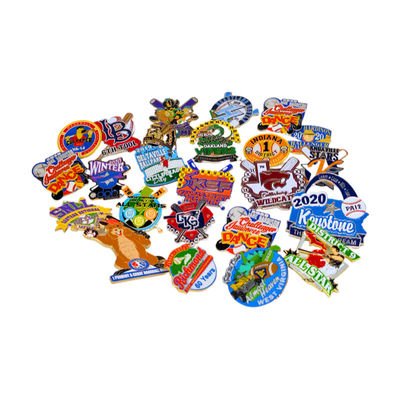 良い価格 カスタムロゴ エナメルラペルピン 金/銀/銅塗装とハードエナメル仕上げ オンライン