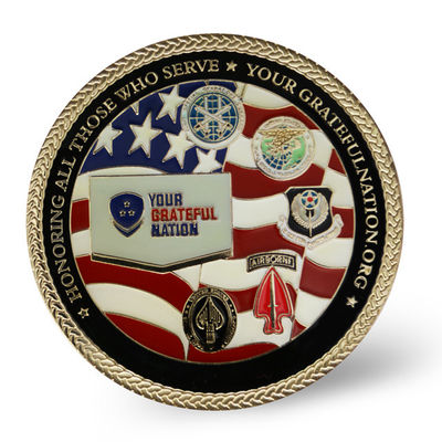 記念品や記念イベントのためのカスタムロゴ付き2Dレーザー彫り銅製カスタムコイン