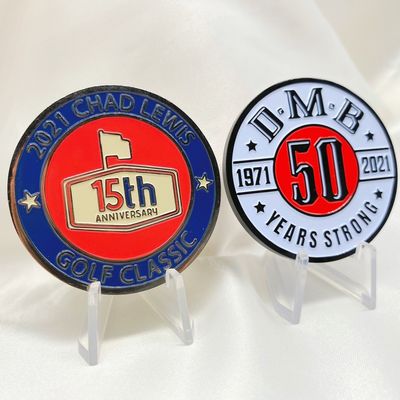 安い 3D 定番製 亜鉛合金 金属エナメル 金銀 金属記念コイン 挑戦コイン