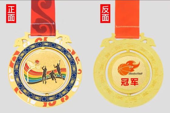 最低のトロフィーとメダルなし 中国 メーカー デザイン メタル プロモーション メダル バスケットボール用のカスタムメダル