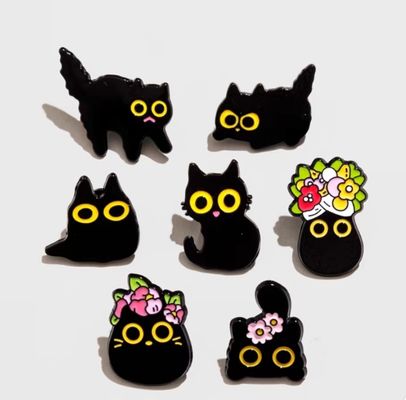 高品質 鋳造 金属 工芸品 ローズ ゴールド プラチング バッジ ピン 金属 硬 パーソナル エナメル ピン