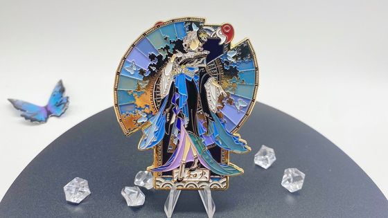 2mm - 3mm メキシコ製 メタル カスタム ラペルピン 漫画ピン ヴァージン メタルハットピン バッジ ギフト