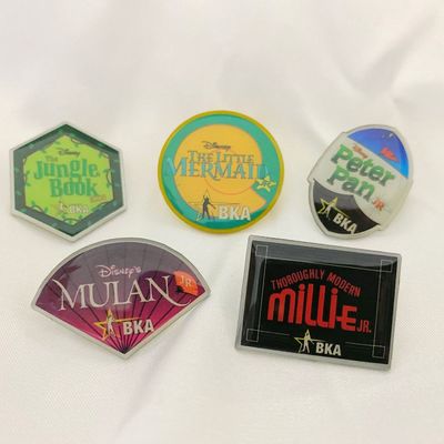 OEM オフセット印刷 オーダーメイド ラペルピン ステンレス スチールピン メタルバッジ