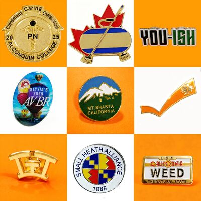 高品質のカスタムロゴ 亜鉛合金 ラペルピン ビジネスプレゼントのための磁石付属品