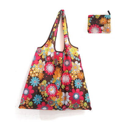 良い価格 カスタムプリントトートバッグ - 折りたたみ可能なリサイクルポリエステル、フルカラーのショッピング&プロモーションバッグ オンライン