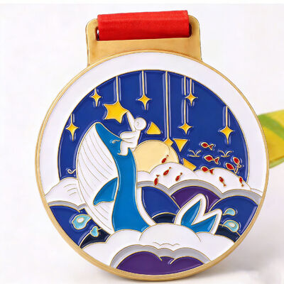 良い価格 金または銀メッキの亜鉛合金とブロンズでカスタムスポーツメダルを卸売価格で作成します。 オンライン