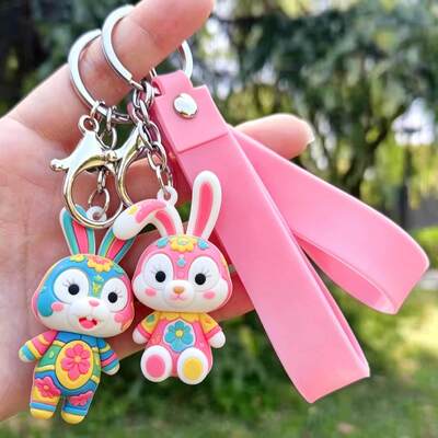 キーホルダーカスタムメタルラバーハードエナメル卸売