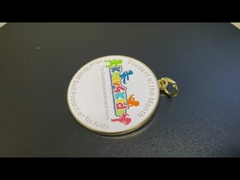 柔らかいエナメルの工芸品,金塗りメダル