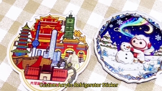 カスタムアクリル冷蔵庫ステッカー