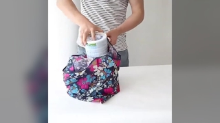 カスタムプリントトートバッグ - 折りたたみ可能なリサイクルポリエステル、フルカラーのショッピング&プロモーションバッグ