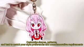 カスタムアクリルキーホルダーを自分でデザイン