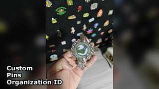 組織識別用のカスタム ラペルピン